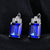 Royal Blue Ocean Sapphire Earrings