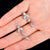 Trefoil Diamond Drop Earrings