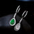 4 Carat Emerald Earrings