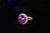 Gorgeous 6.85ct Amethyst & Diamonds Gold Ring