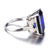 Royal Blue Ocean Sapphire Silver Ring