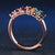 Rose Gold Plated Multi-Color Tourmaline Ring
