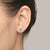 Luxury Stud Earrings with Blue Topaz