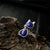Handmade Lapis Lazuli Silver Cat Ring