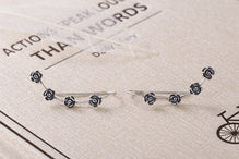 Dazzling Daisy Flowers Long Drop Earrings