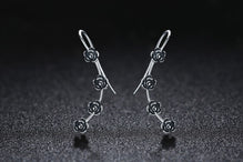 Dazzling Daisy Flowers Long Drop Earrings