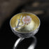 Hand crafted silver "Wintersweet Flower" hyperbole ring - Limited Edition