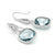 Royal 11 Carat Aquamarine Dangle Earrings