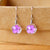 Handmade Sassy Flower Earrings