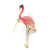 Hand Painted Enamel Flamingo Brooch