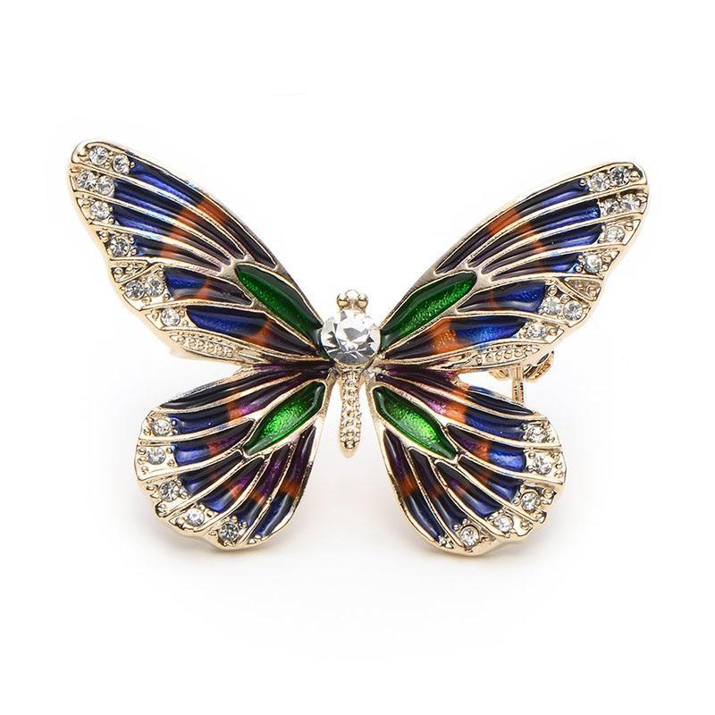 Enamel Butterfly Brooch – Vintage Creators
