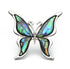 Natural Shell Butterfly Brooch