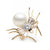 Pearl Spider Brooch
