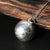 Handmade silver wintersweet pendant