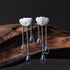 Handmade Sterling Silver Raining Cloud Stud Earrings