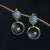 Sterling Silver Labradorite and Mysterious Moonlight Stone Earrings