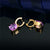 Alluring 9.3ct Amethyst & Diamonds 2 in 1 Gold Earrings