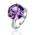 Gorgeous 7 Carat Purple Amethyst & Diamonds Ring