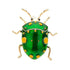 Green Beetle Brooch