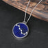 Handmade Lapis Lazuli Great Bear Constellation Pendant