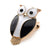 Black  And White Owl Brooch