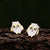 Handmade Sterling Silver Owl Stud Earrings