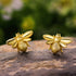 Handmade "Gold" Bee Stud Earrings