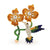 Day-lily Flower & Hummingbird Brooch