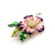 Queenly Purple Flower Brooch