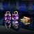 Alluring 9.3ct Amethyst & Diamonds 2 in 1 Gold Earrings