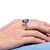 Gorgeous 7 Carat Purple Amethyst & Diamonds Ring