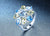Sky Blue Topaz & Peridot Sterling Silver Ring