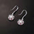 Gorgeous  2.65ct Ruby & Diamond Drop Earrings