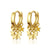 18K Gold Plated Silver Star Earring